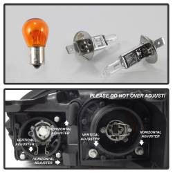 Spyder Auto - Spyder Auto 5042675 Black/Clear LED Halo Projector Headlights for 04-07 Malibu - Image 5