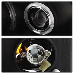 Spyder Auto - Spyder 5010780 Black/Clear LED Halo Projector Headlights 06-08 Honda Civic - Image 2