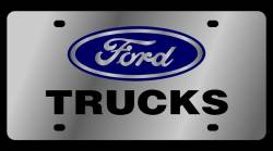 Eurosport Daytona - Eurosport Daytona 1503-1 Stainless License Plate Ford Trucks Logo - Image 1