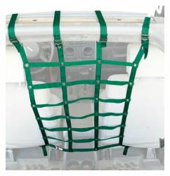 Steinjager - Steinjager Rear Dog Partition Cargo Net-Green for Wrangler JK 4DR J0045771 - Image 1
