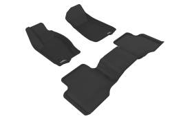 3D MAXpider - MAXpider L1JP00101509 Kagu Floor Mat Front Rear Black for Jeep Grand Cherokee - Image 1