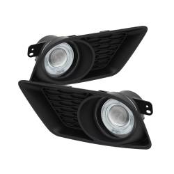 Spyder Auto - Spyder Auto 5073273 Halo Projector Fog Lights Black/Clear for 11-14 Charger - Image 1