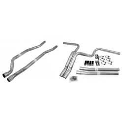 Dynomax - Dynomax 89004 2.25" Header-Back Exhaust System Aluminized Steel - Image 1