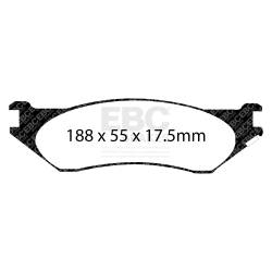 EBC Brakes - EBC Brakes DP41267R Yellowstuff Street & Track Brake Pads - Image 1