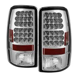Spyder Auto - Spyder Auto 5001535 Chrome/Clear LED Taillights - Image 1