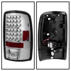 Spyder Auto - Spyder Auto 5001535 Chrome/Clear LED Taillights - Image 2