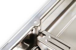 Mr Gasket - Mr Gasket 9800 Valve Cover Chrome Plated OEM Height Baffled Pair - Image 9