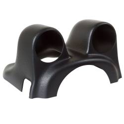 AutoMeter - AutoMeter 20024 Dual Steering Column Pod Black 2-1/16" - Image 1