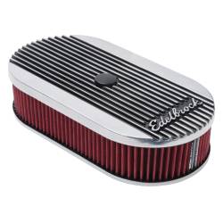 Edelbrock - Edelbrock 4273 Elite 2 Polish Oval Air Cleaner Single 4-bbl Carb 2.5" Element - Image 3