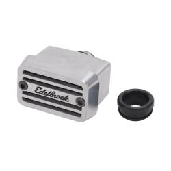 Edelbrock - Edelbrock 4204 Elite Push-in Breather Polished Die Cast AL. Short - Image 1