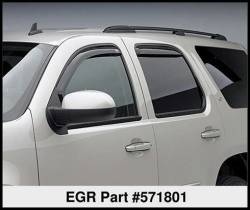 EGR - EGR 571801 4Pc In-Channel Window Visors Smoke 07-14 Tahoe & Yukon - Image 2