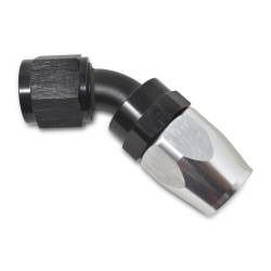 Russell - Russell 610093 Full Flow Hose End 45-DEG End Black/Silver -06AN - Image 1