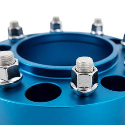 Mishimoto - Mishimoto BNWS-002-381BL Wheel Spacers 8X170 125mm CB M14x1.5 1.50" Thick Blue - Image 2