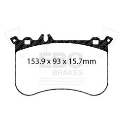 EBC Brakes - EBC Brakes DP42311R Yellowstuff Street & Track Brake Pads - Image 1