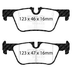 EBC Brakes - EBC Brakes DP32132C Redstuff Ceramic Low Dust Brake Pads - Image 2