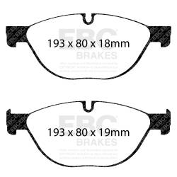 EBC Brakes - EBC Brakes DP32019C Redstuff Ceramic Low Dust Brake Pads - Image 1