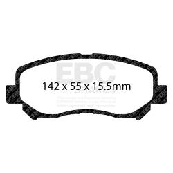 EBC Brakes - EBC Brakes DP32134C Redstuff Ceramic Low Dust Brake Pads for 13-18 CX-5 - Image 1