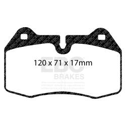 EBC Brakes - EBC Brakes DP41032R Yellowstuff Street & Track Brake Pads - Image 1