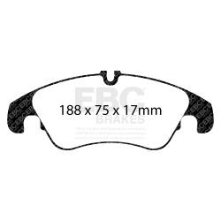 EBC Brakes - EBC Brakes DP32022C Redstuff Ceramic Low Dust Brake Pads - Image 1