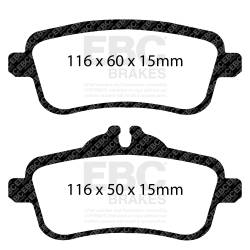 EBC Brakes - EBC Brakes DP32137C Redstuff Ceramic Low Dust Brake Pads - Image 1