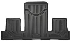Husky Liners - Husky Liner Weatherbeater 3rd Row Floor Liners-Black Traverse/Acadia 19221 - Image 1