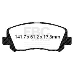 EBC Brakes - EBC Brakes DP43007R Yellowstuff Street & Track Brake Pads for 13-17 200 Dart - Image 1