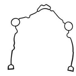 Crown Automotive Jeep Replacement - Crown Automotive 5139933AB Timing Cover Gasket - Image 1