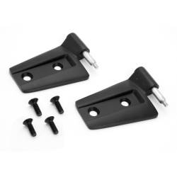 Rugged Ridge - Rugged Ridge 11202.22 Door Hinge Set Black RH for 07-18 Jeep Wrangler JK - Image 1
