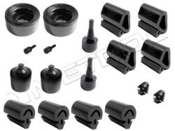 Metro Moulded Parts - Metro Moulded SBK 2322 Snap In Hood Stop Bumper Kit - Image 1