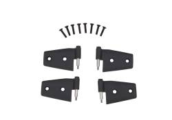Rampage - Rampage 87641 Black Powder-Coated SS Door Hinges for 07-18 Jeep Wrangler JK - Image 1