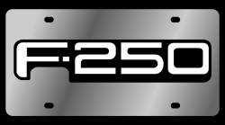 Eurosport Daytona - Eurosport Daytona 1543-1 Stainless License Plate F250 Logo - Image 1