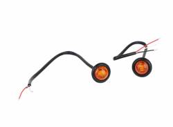 Fishbone Offroad - Fishbone FB21041 Amber 3/4" LEDs for Fishbone Front Tube Fenders for Jeep Wrangl - Image 1