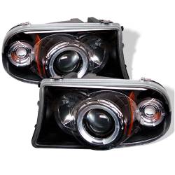 Spyder Auto - Spyder Auto 5009784 Black/Clear LED Halo Projector Headlights - Image 1