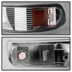 Spyder Auto - xTune Auto 5064295 Chrome/Clear Front Bumper Lights - Image 5