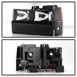 Spyder Auto - xTune Auto 5069542 Crystal Front Headlight Kit Black/Clear - Image 2