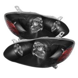 xTune Auto - xTune Auto 5073754 Black/Clear Crystal Headlights - Image 1