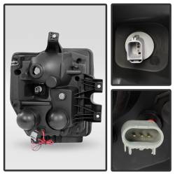 xTune Auto - xTune Auto 5076281 LED Halo Projector Headlights Chrome/Smoked - Image 3