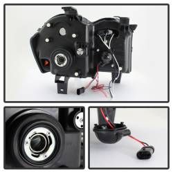 Spyder Auto - Spyder Auto 5078551 LED Halo Projector Headlights Black/Smoked - Image 3