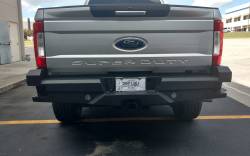 Steelcraft - Steelcraft 65-21380 Black HD Rear Elevation Bumper for 17-24 Ford Super Duty - Image 1