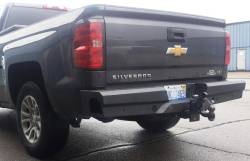 Steelcraft - Steelcraft 65-20420 Black Rear Elevation HD Bumper for 14-18 Silverado 1500 - Image 1