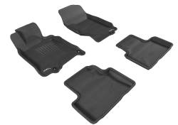 3D MAXpider - MAXpider L1IN00601509 Kagu Floor Mat Front Rear Black for G35 G37 SDN - Image 1