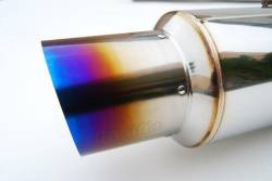 Invidia - Invidia HS09MEXGRT Racing Exhaust Single Titanium Tip 76mm Tip 101mm Ti - Image 3