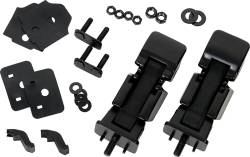 Kentrol - Kentrol 50571 Powdercoat Black Hood Catch Pair for 07-18 Jeep Wrangler JK - Image 1