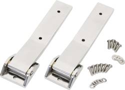 Kentrol - Kentrol 30578 Polished Rear Tailgate Hinge Pair for 07-18 Jeep Wrangler JK - Image 1