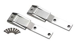 Kentrol - Kentrol 30478 Polished Rear Tailgate Hinge Pair for 97-04 Jeep Wrangler TJ - Image 1