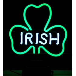 Neonetics - Neonetics 4IRISH Irish Shamrock Neon Sculpture - Image 1