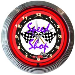 Neonetics - Neonetics 8SPEED Speed Shop Neon Clock - Image 1