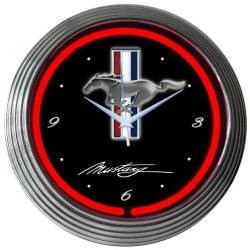 Neonetics - Neonetics 8MUSTANG Ford Mustang Neon Clock - Image 1