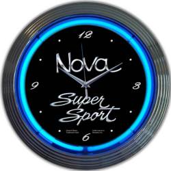 Neonetics - Neonetics 8NOVAX Gm Chevy Nova Neon Clock - Image 1