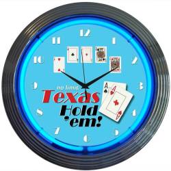 Neonetics - Neonetics 8HOLDM Poker Texas Hold 'em Neon Clock - Image 1